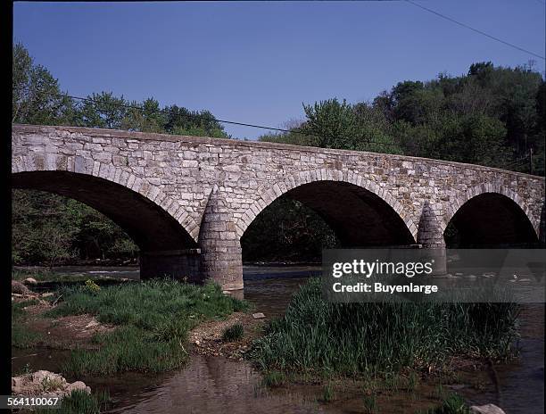 The 1832 Antietam Iron Works Bridge over Antietam Creek, Sharpsburg, Maryland