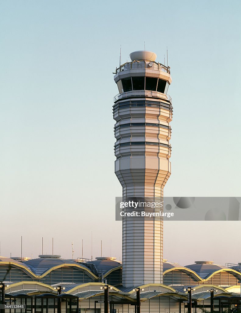 Control tower at Ronald Reagan Washington National Airport, Arlington, Virginia