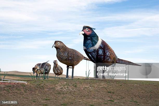 Pheasants on the Prairie, Enchanted Highway, Regent, North Dakota
