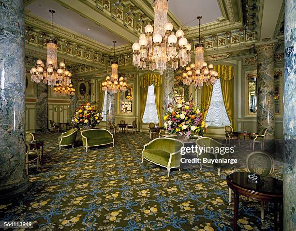 Crystal Room meeting room at the Willard Hotel soon after it reopened following an extensive renovation. Washington, D.C.