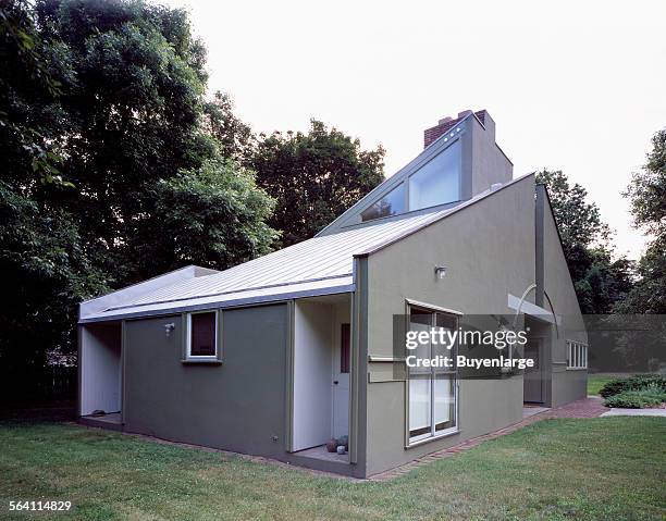 The Vanna Venturi House, one of the first prominent works of the postmodern architecture movement, is located in the suburban neighborhood of...