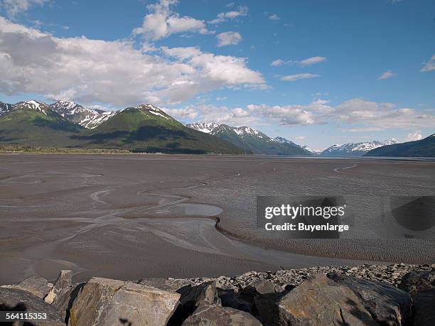 Scenic view from the Seward Highway in the Chugach National Forest, Alaska