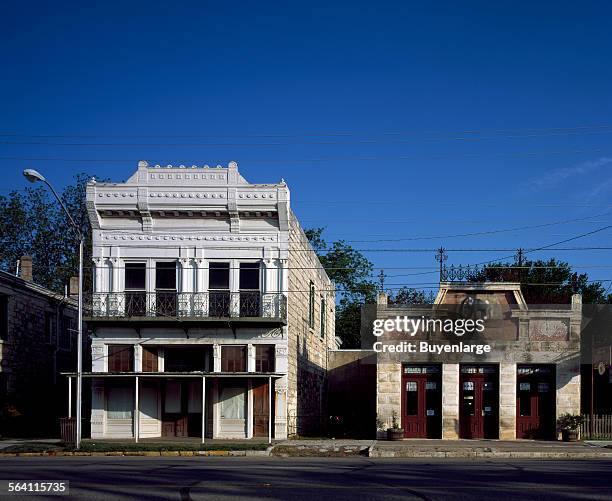 Old buildings in Fredericksburg, Texas