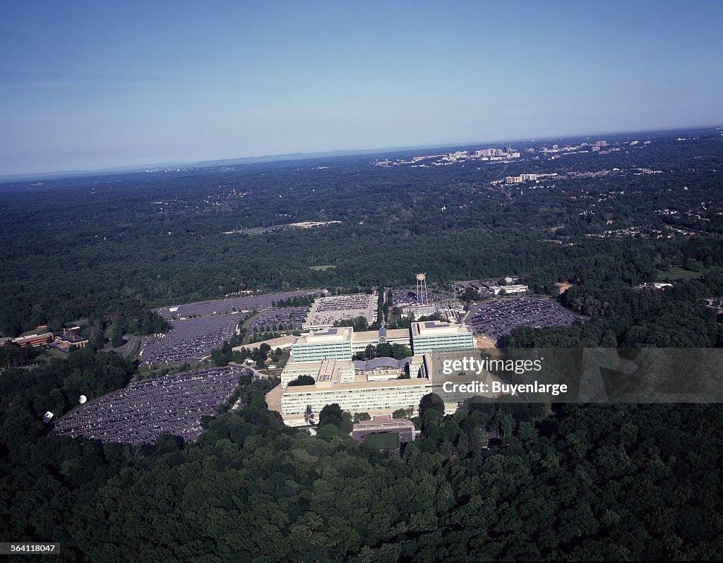 Aerial view of CIA headquarters, Langley, Virginia