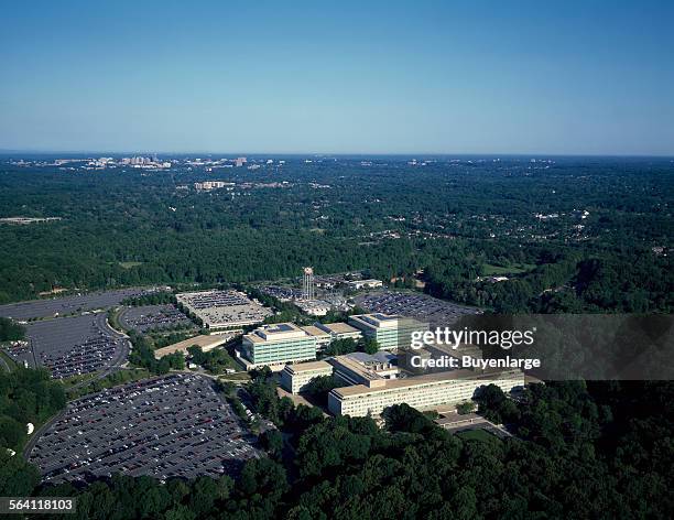 Aerial view of CIA headquarters, Langley, Virginia