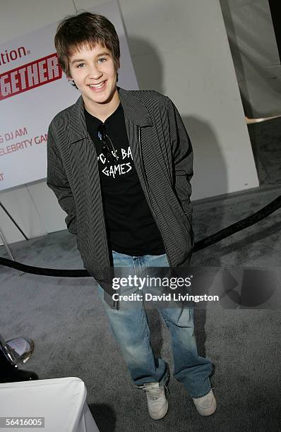 Actor Devon Werkheiser attends Playstation BANDtogether, a benefit presented by Sony Computer Enterainment America and the Bruce Willis Foundation...