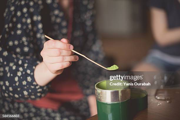 japanese tea ceremony in a tea farm, uji, kyoto - uji kyoto stock pictures, royalty-free photos & images