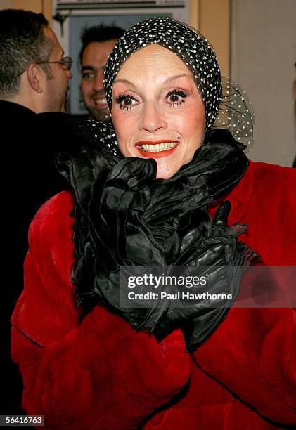 Dancer Liliane Montevecchi attends the play opening night of "Chita Rivera: the Dancer's Life" at the Gerald Schoenfeld Theatre December 11, 2005 in...