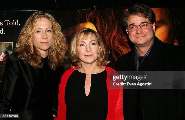 Producer Betsy Beers, producer Leslie Holleran and editor Andy Mondshein attend a special screening of the film "Casanova" at the Loews Lincoln...