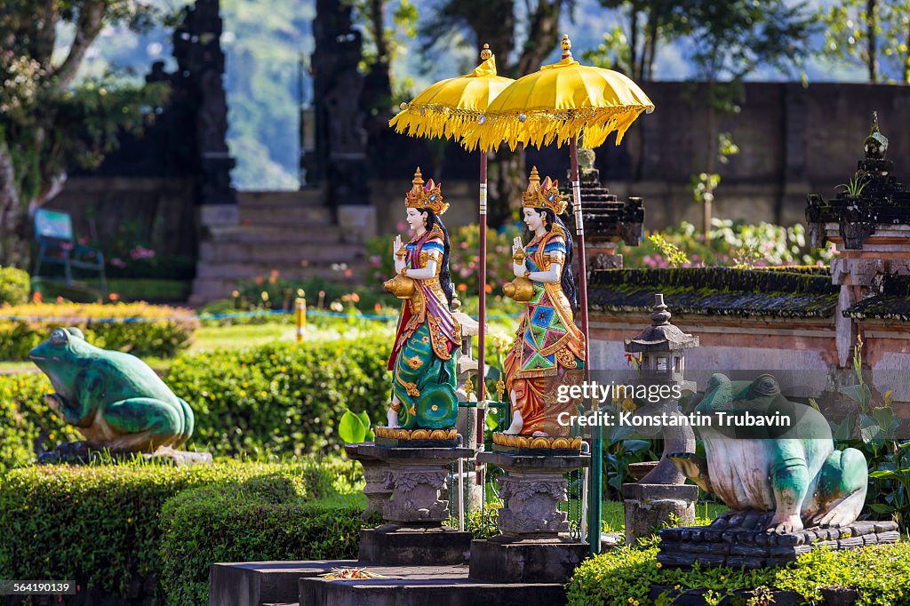 Pura Ulun Danu temple on a lake Bratan, Bali, Indonesia.