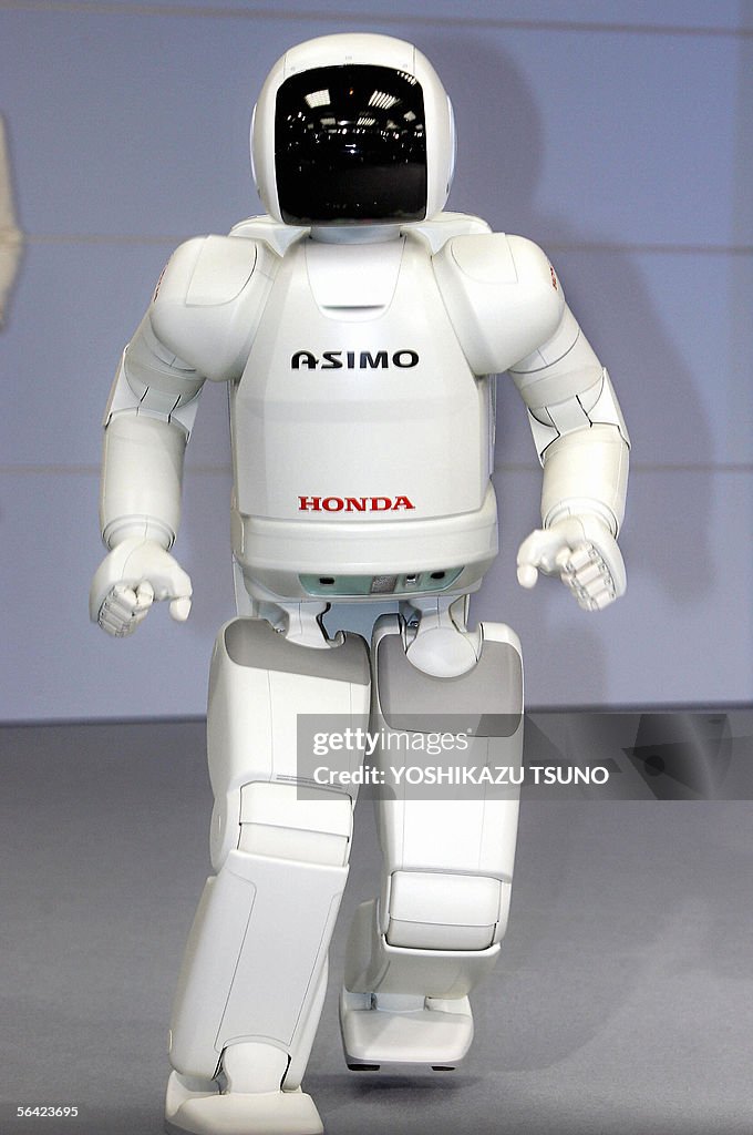 Honda Motor's new humanoid robot Asimo,