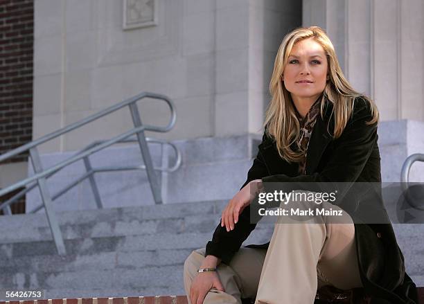 Elizabeth Rohm Interview The Cancer Research Campaign Photos and Premium High Res Pictures ...