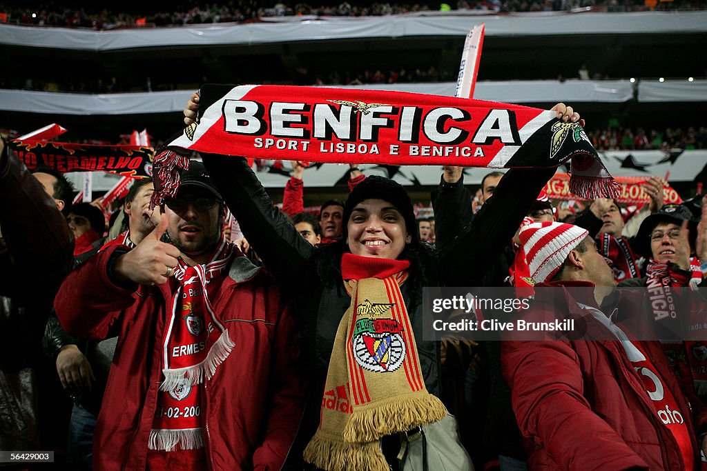UEFA Champions League Benfica v Manchester United