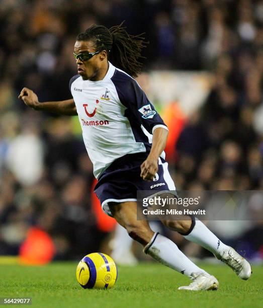 Edgar Davids of Tottenham Hotspur during the Barclays Premiership match between Tottenham Hotspur and Portsmouth at White Hart Lane on December 12,...