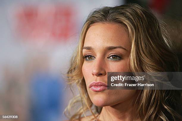 Actress Piper Perabo attends the Los Angeles premiere of "Cheaper By The Dozen 2" at the Mann Village Theatre on December 13, 2005 in Westwood,...