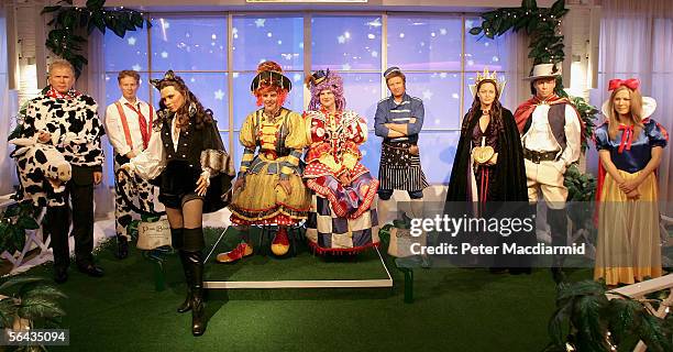 Popular tourist attraction Madame Tussauds unveils its seasonal waxwork scene, featuring models of President Bush and Prime Minister Tony Blair as a...