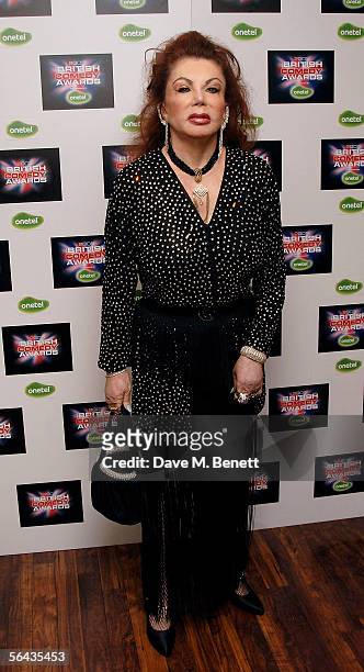 Jackie Stallone arrives for the British Comedy Awards 2005 at London Television Studios on December 14, 2005 in London, England.