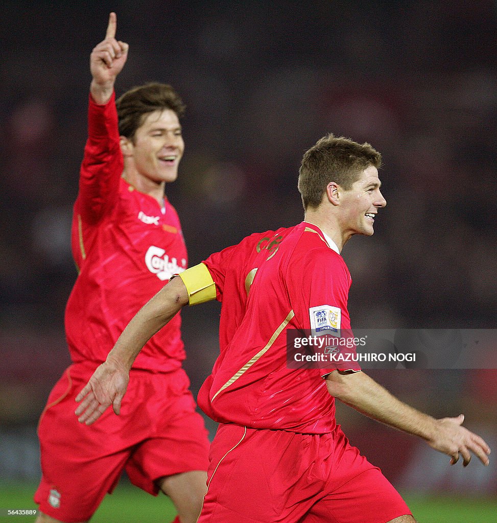 England's Liverpool FC captain and midfi