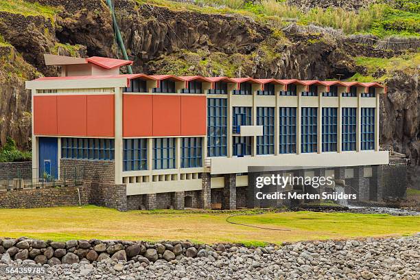 water pumping station at ribeira da janela - janela stock pictures, royalty-free photos & images