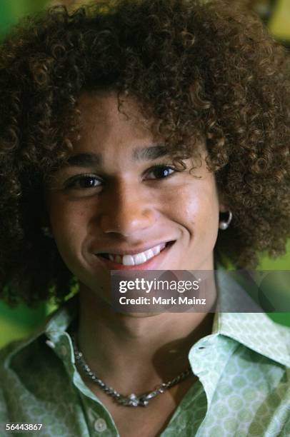 Actress Corbin Bleu attends a breakfast with the cast and director of "High School Musical" December 16, 2005 at the Four Seasons Hotel in Beverly...