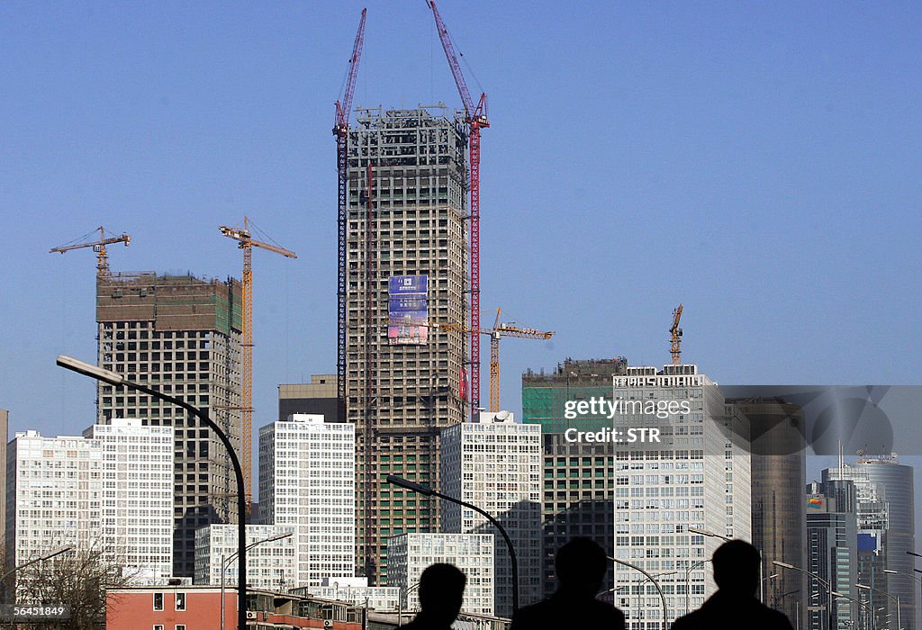 The main structure of the Yintai Center,