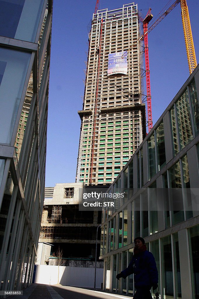 The main structure of the Yintai Center,