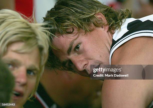 Justin Koschitzke of the Saints during the St Kilda team photo session at the Moorabin Ground December 19, 2005 in Melbourne, Australia.