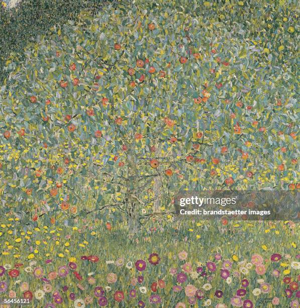 Apple tree I. D180. By Gustav Klimt. Oil on canvas. Around 1912. [Apfelbaum I. D180. Oel/Lwd. Um 1912.]
