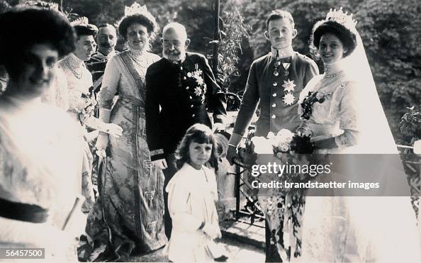 Emperor Francis Joseph I. at the wedding of Empero Emperor Francis Joseph I. at the wedding of Empero