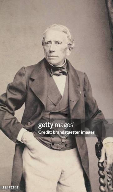 Hans Christian Andersen , Danish poet. Around 1865. Carte-de-visite-Photography by L. Cremiere, Paris. [Hans Christian Andersen , daenischer Dichter....