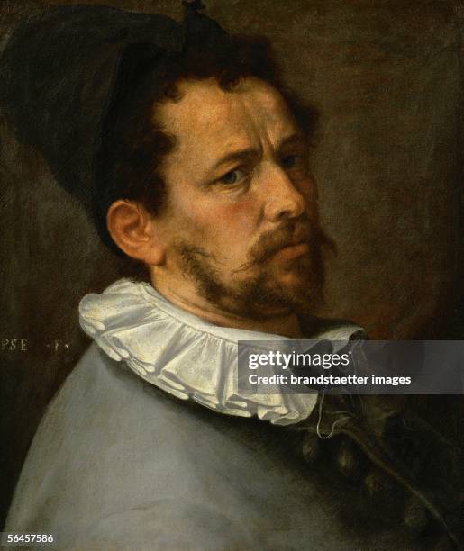 Bartholomaeus Spranger. Self-portrait. 1580-85. Oil on Canvas. 62,5 x 45 cm. Inv. 1137. [Bartholomaeus Spranger. Selbstportrait. 1580-85, oel auf...