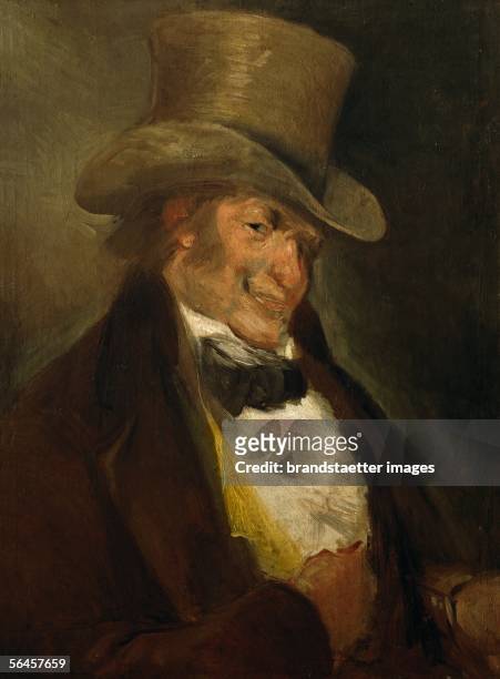 Goya y Lucientes, self-portrait. Oil on canvas. [Goya y Lucientes, Selbstportrait. Gemaelde]