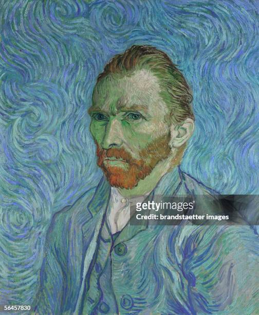 Vincent Van Gogh. Self-portrait. Oil on canvas . 65 x 54,5 cm. [Vincent Van Gogh, Selbstportrait. Gemaelde. 1889]