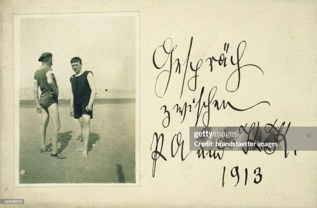 Peter Altenberg and Karl Kraus at the Lido in Veni