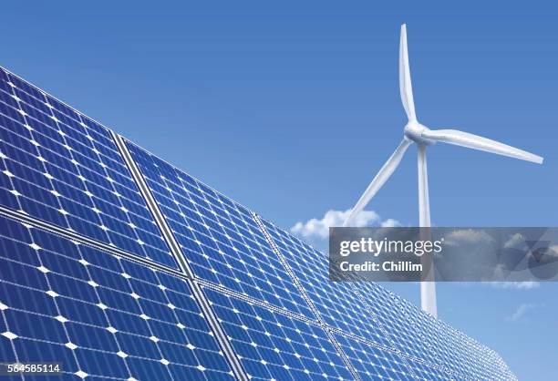 solar panel - solar panel construction stock illustrations