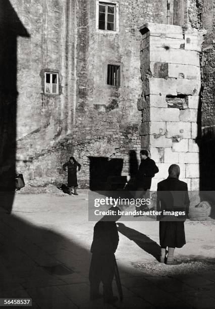 Split in Dalmatia-A region in Croatia, by the Adriatic Sea. Photography. 1966. [Split in Dalmatien. Photographie. 1966.]