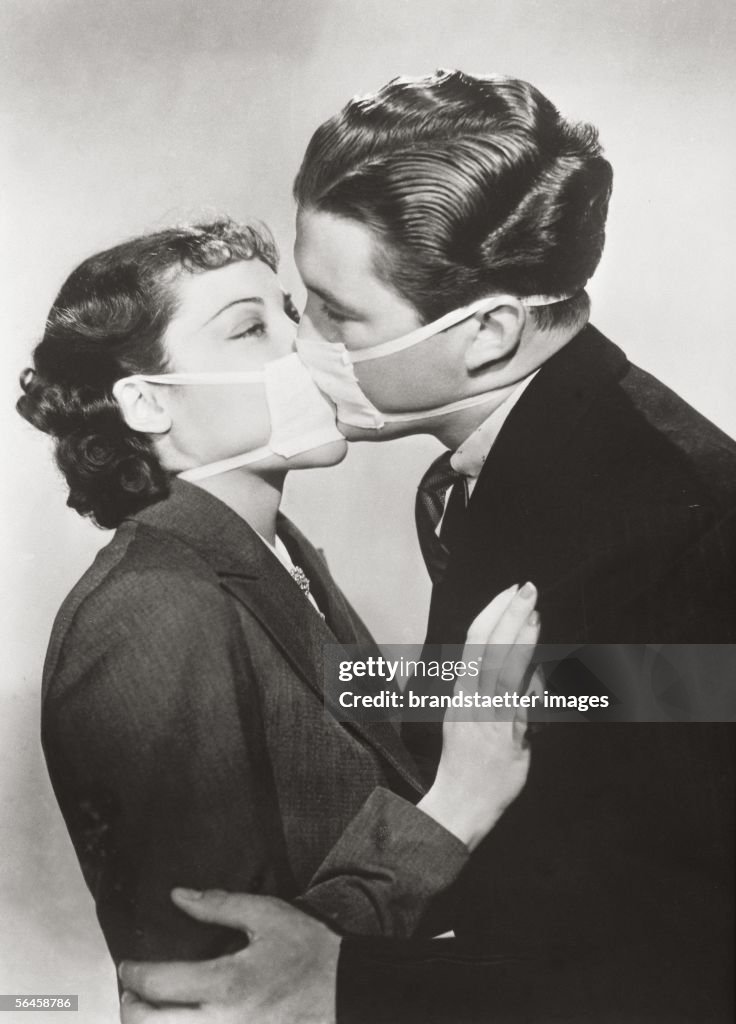 Film kiss with protective mask