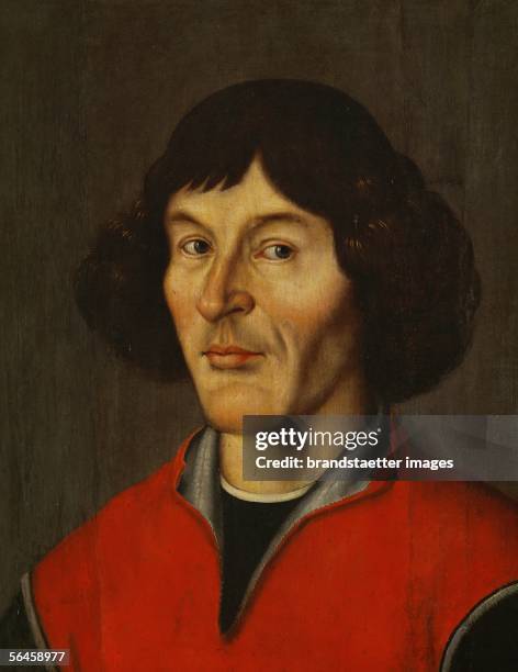 Nicolas Copernicus , polish astronomer. 1575. [Nikolaus Kopernikus, polnischer Mathematiker und Astronom. 1575.]