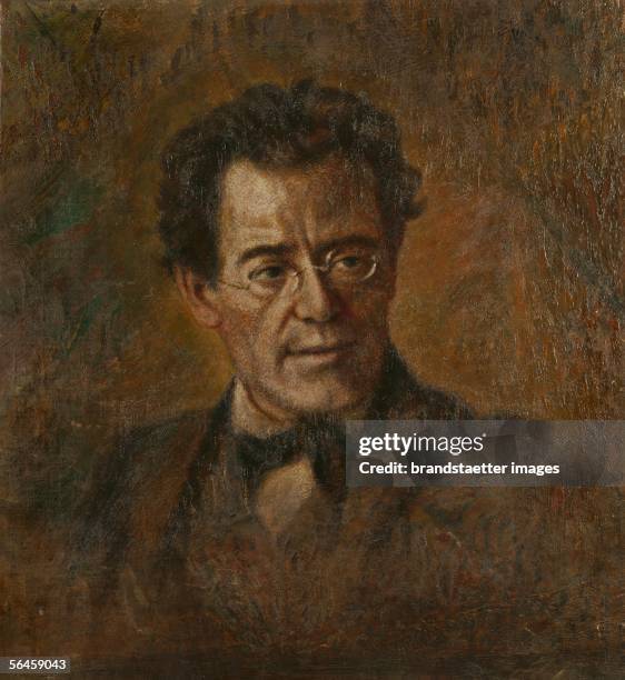 Gustav Mahler , austrian composer and conductor. [Gustav Mahler , oesterr. Komponist und Dirigent.]