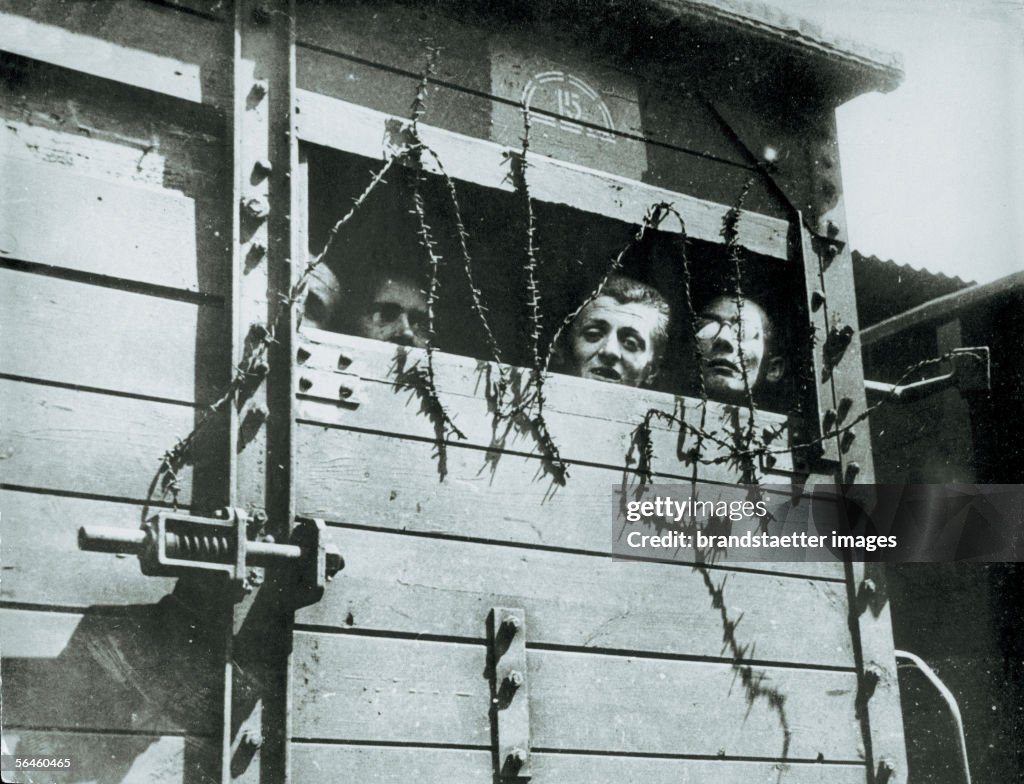 Holocaust-transport to a concentration camp