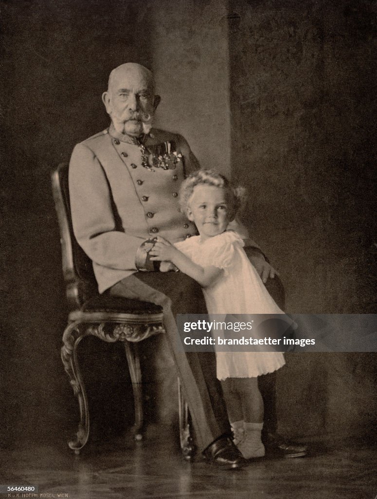 Franz Joseph I. and Otto von Habsburg
