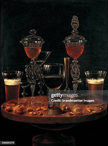 Zwettl, Lower Austria: Cisterciane monastery. Collections. Beer glasses, Painting 18th century. Photography by Gerhard Trumler. [Zwettl, Noe:...