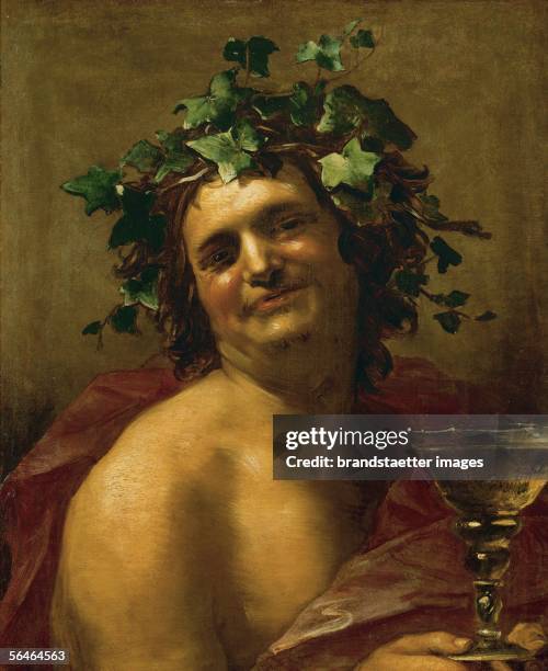 Bacchus. By Jan van Ddalen. Oil on Canvas 1648. [Bacchus. Von Jan van Ddalen. Oel auf Leinwand 1648.]