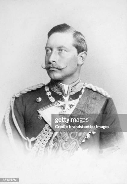 Crown Prince Friedrich Wilhelm. Photography by Reichard & Lindner, Berlin. 1888. [Kronprinz Friedrich Wilhelm. Photographie von Reichard & Lindner,...