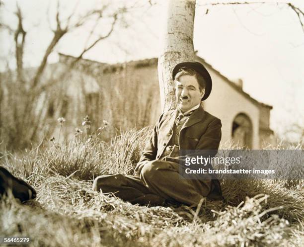 Charles Chaplin , english actor and director. Photography by Max Munn Autrey. [Charles Chaplin , englischer Schauspieler und Regisseur. Photographie...