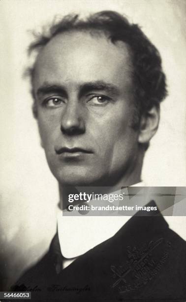 Wilhelm Furtwaengler, German conductor. Photography by Franz Loewy. Around 1920. [Wilhelm Furtwaengler, deutscher Dirigent. Photographie von Franz...