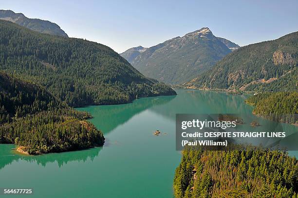 diablo lake - barrage diablo photos et images de collection