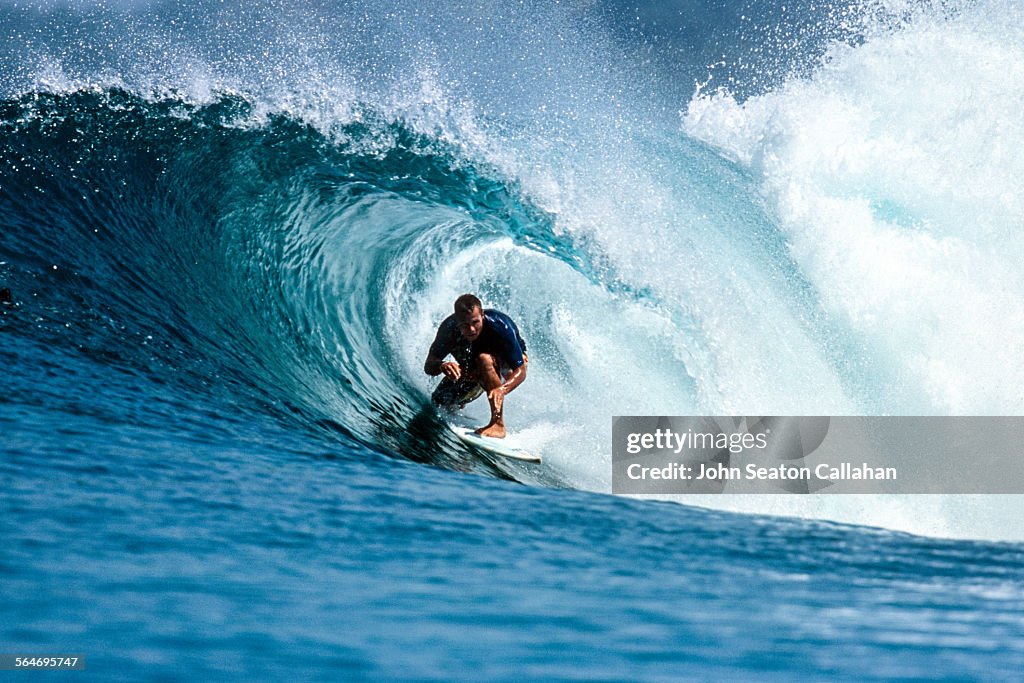 Surfing in the Gili islands