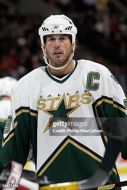 Mike Modano of the Dallas Stars skates against the Ottawa Senators during their NHL game on December15, 2005 at the Corel Centre in Kanata, Ontario,...