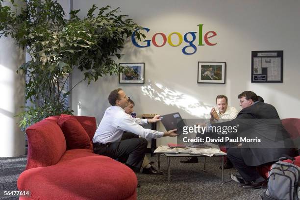 Inside the internet giant Google on November 3, 2005 in Mountain View California.